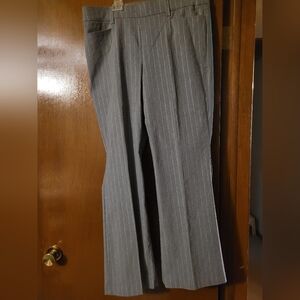 Gray Pinstripe Trousers